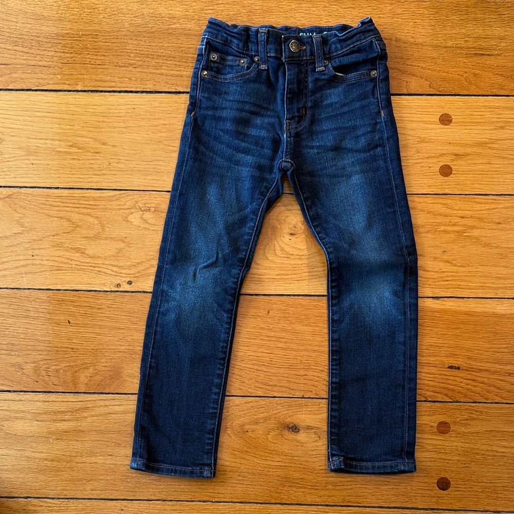 Crewcuts Boys Dark Indigo Slim Jeans
